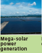 Mega-solar power generation